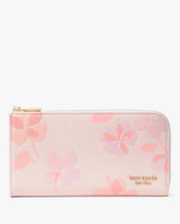 Devin Spring Pansies Zip-around Continental Wallet