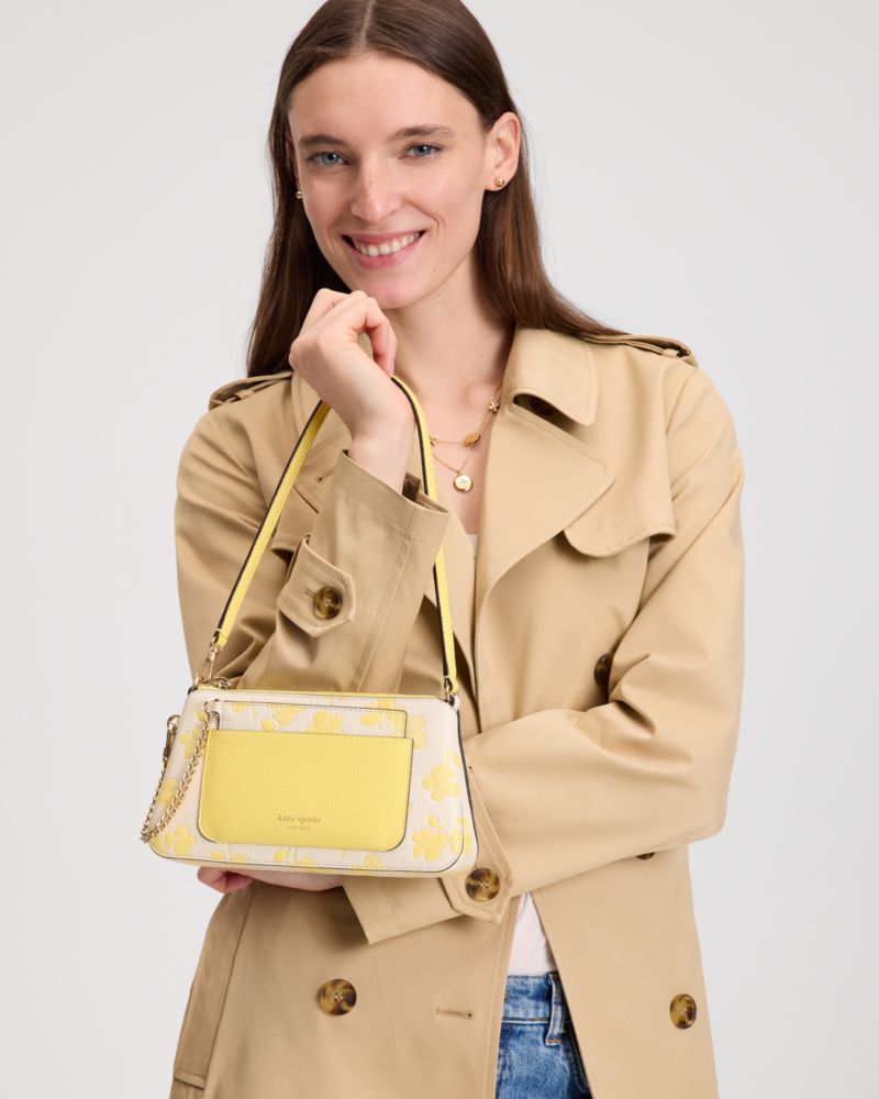 Ava Spring Pansies Pochette