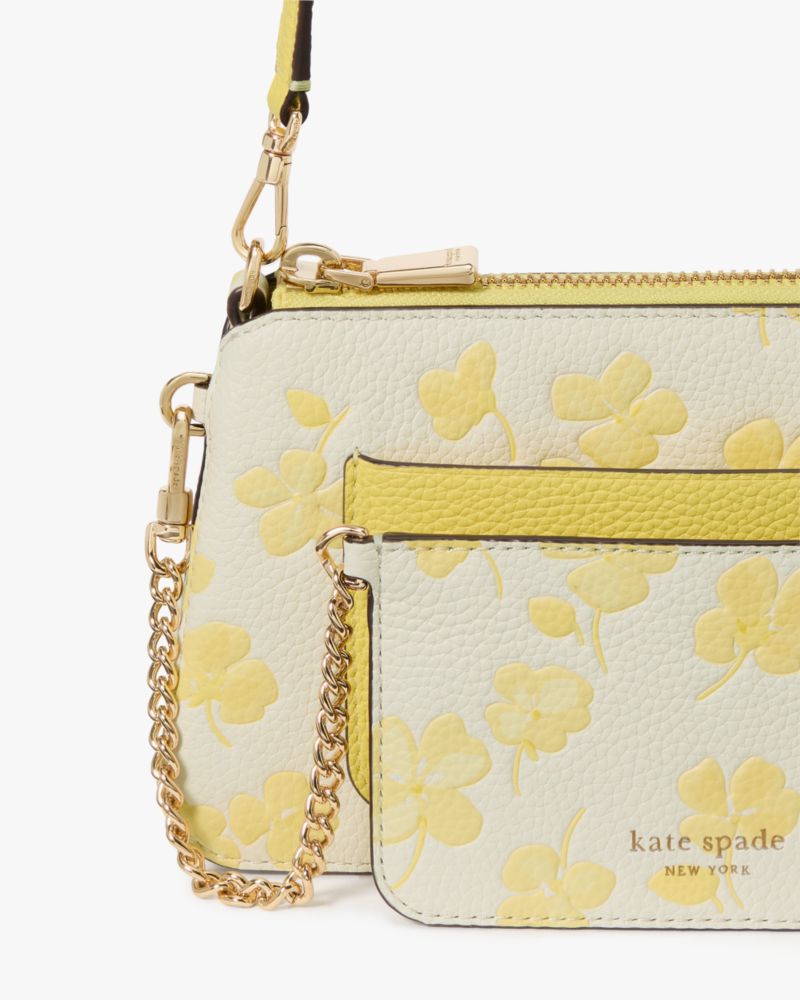 Ava Spring Pansies Pochette
