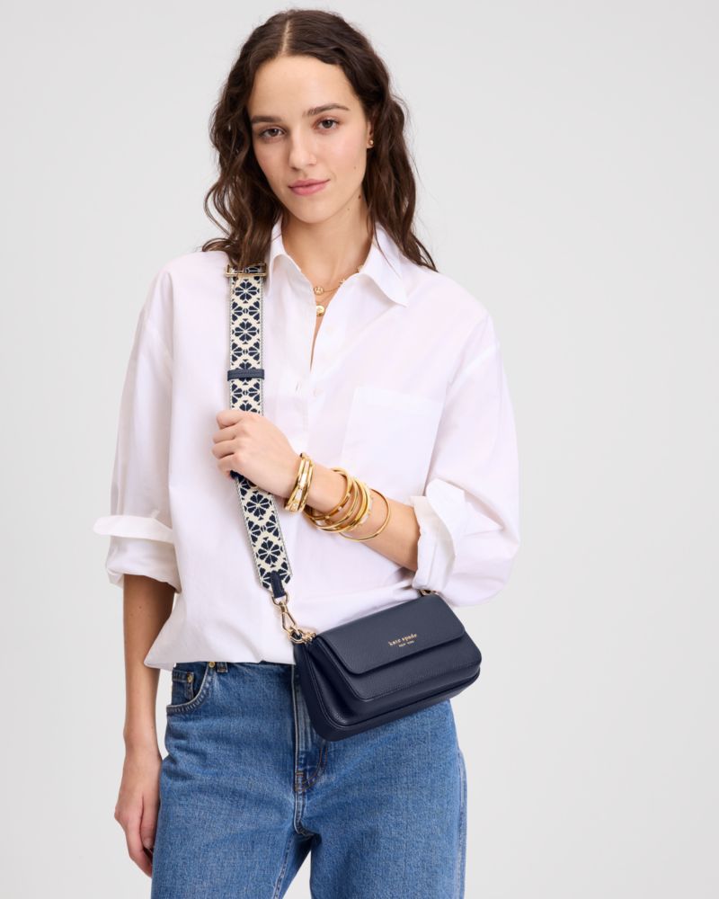 Double Up Webbed Strap Crossbody