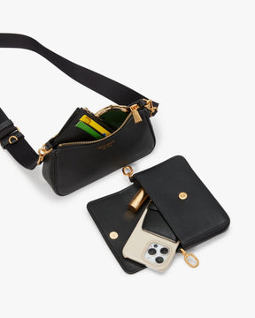 Double Up Webbed Strap Crossbody