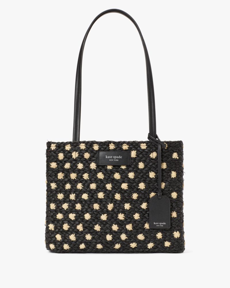 On Purpose Straw Medium Tote Bag