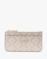 Spade Flower Large Slim Card Holder