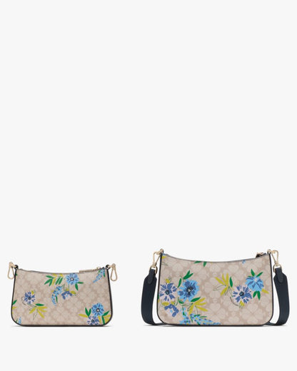 Duet Spade Flower Floral Crossbody