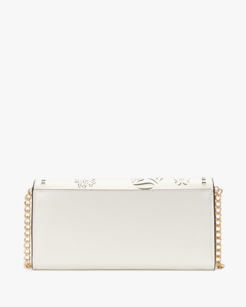 Phoebe Perforated Turnlock Wallet-on-chain
