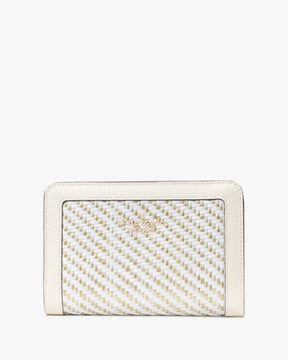 Lena Straw Medium Bifold Wallet