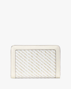 Lena Straw Medium Bifold Wallet