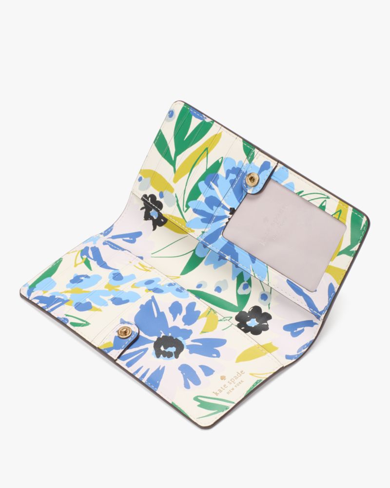 Madison Interior Printed Large Slim Bifold Wallet