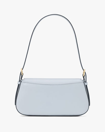 Madison Saffiano Leather Small Flap Shoulder Bag