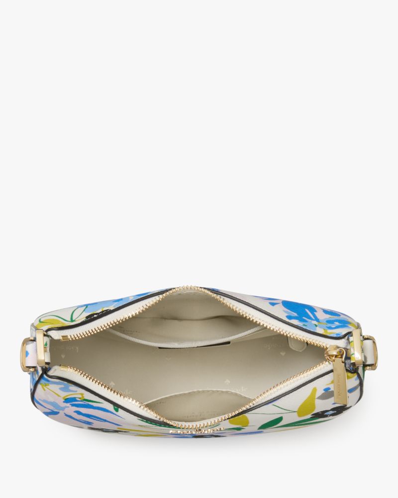 Madison Floral Crescent Shoulder Bag