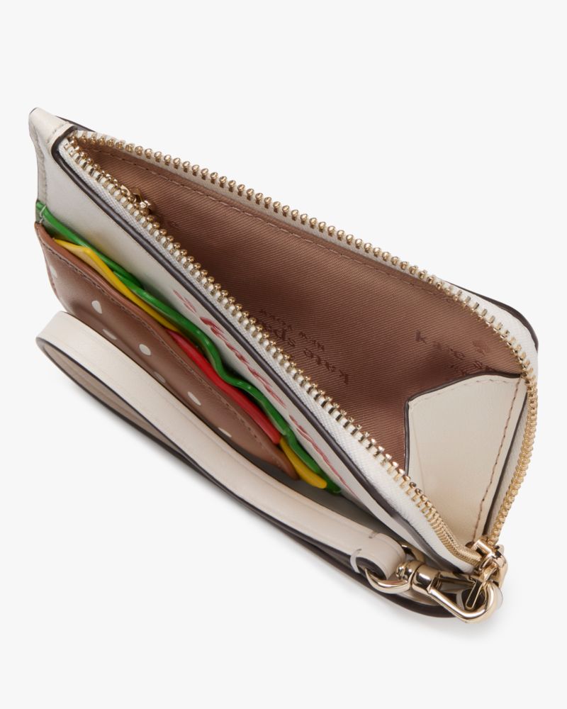 Snack Bar Burger Card Holder Wristlet