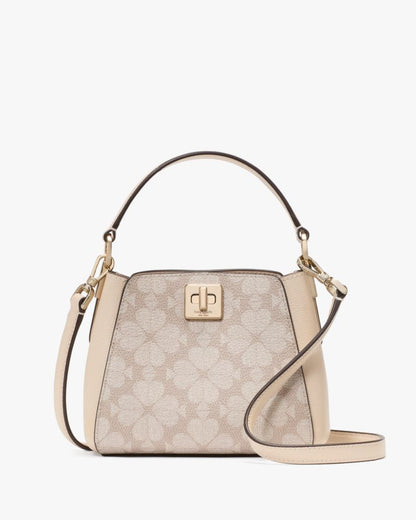 Spade Flower Pvc Mini Top Handle Crossbody