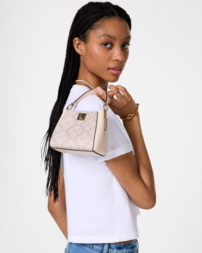 Spade Flower Pvc Mini Top Handle Crossbody