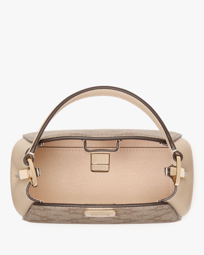 Spade Flower Pvc Mini Top Handle Crossbody