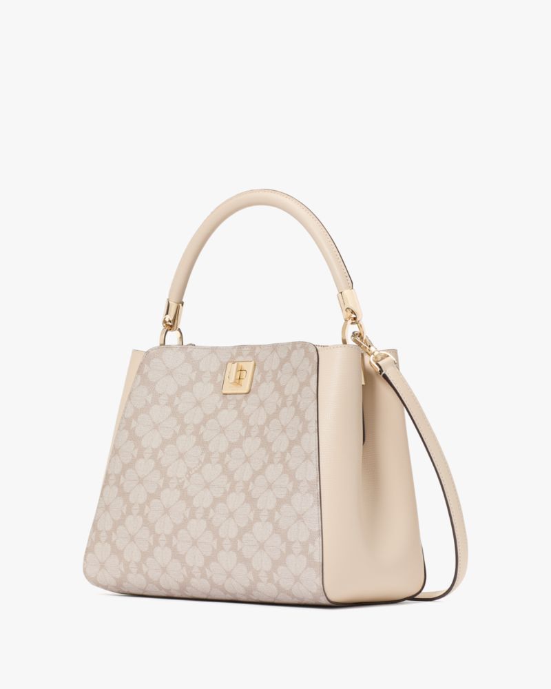 Spade Flower Pvc Medium Top Handle Satchel