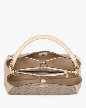 Spade Flower Pvc Medium Top Handle Satchel