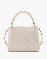 Spade Flower Pvc Medium Top Handle Satchel