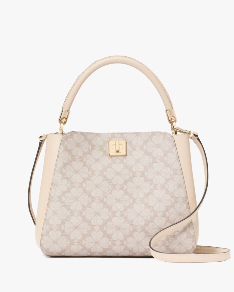 Spade Flower Pvc Medium Top Handle Satchel