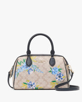 Spade Flower Floral Small Dolly Duffle