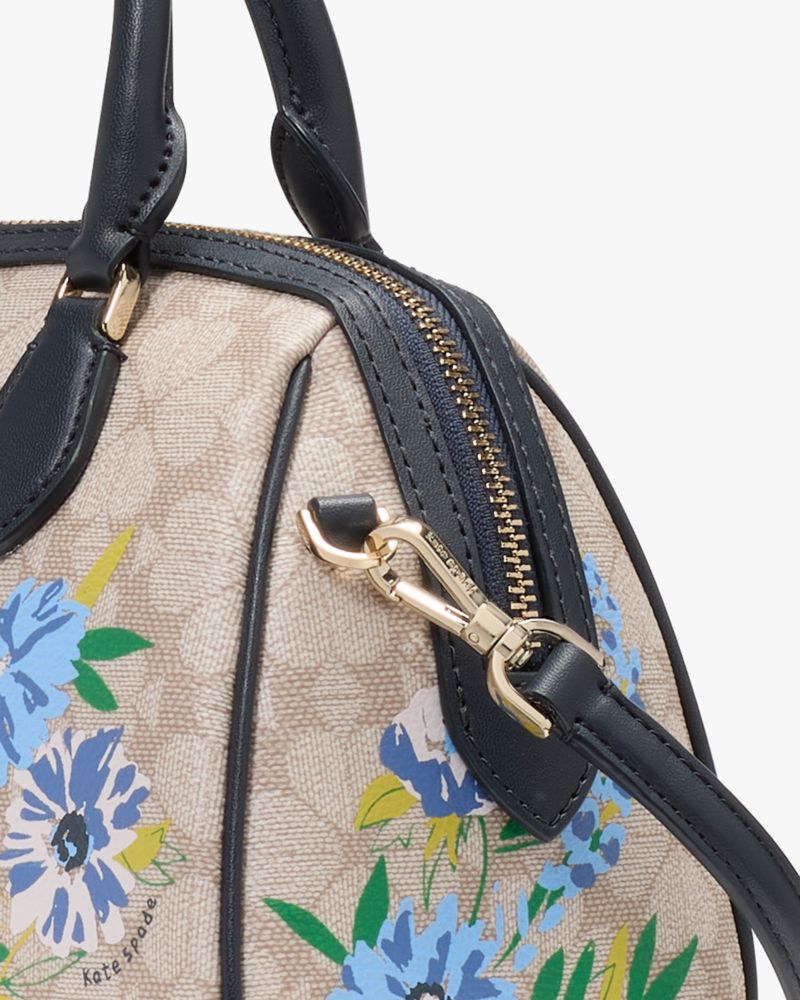Spade Flower Floral Small Dolly Duffle