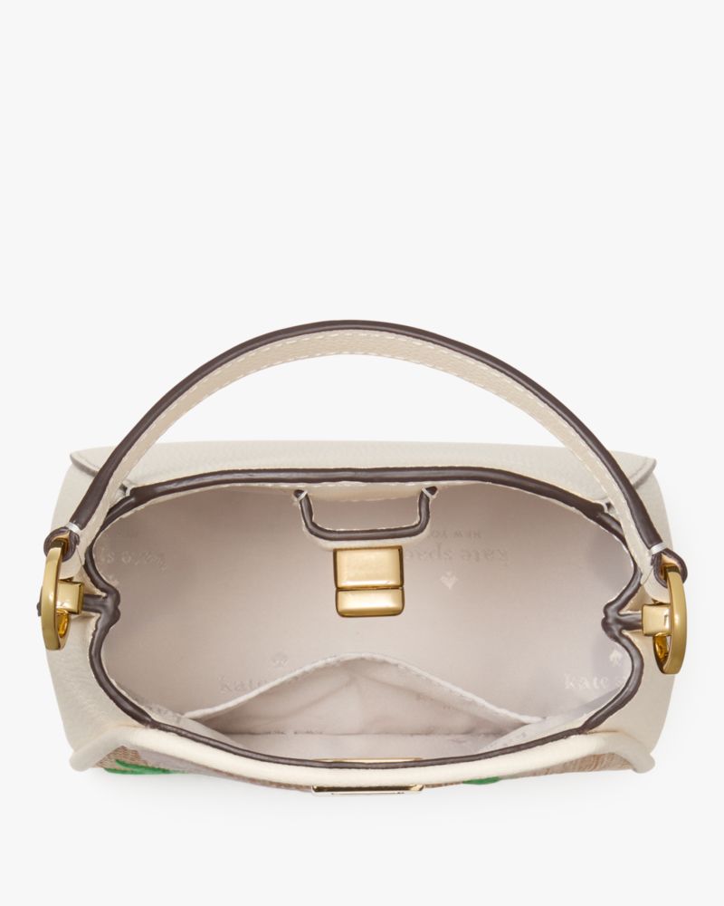 Phoebe Straw Mini Top Handle Crossbody