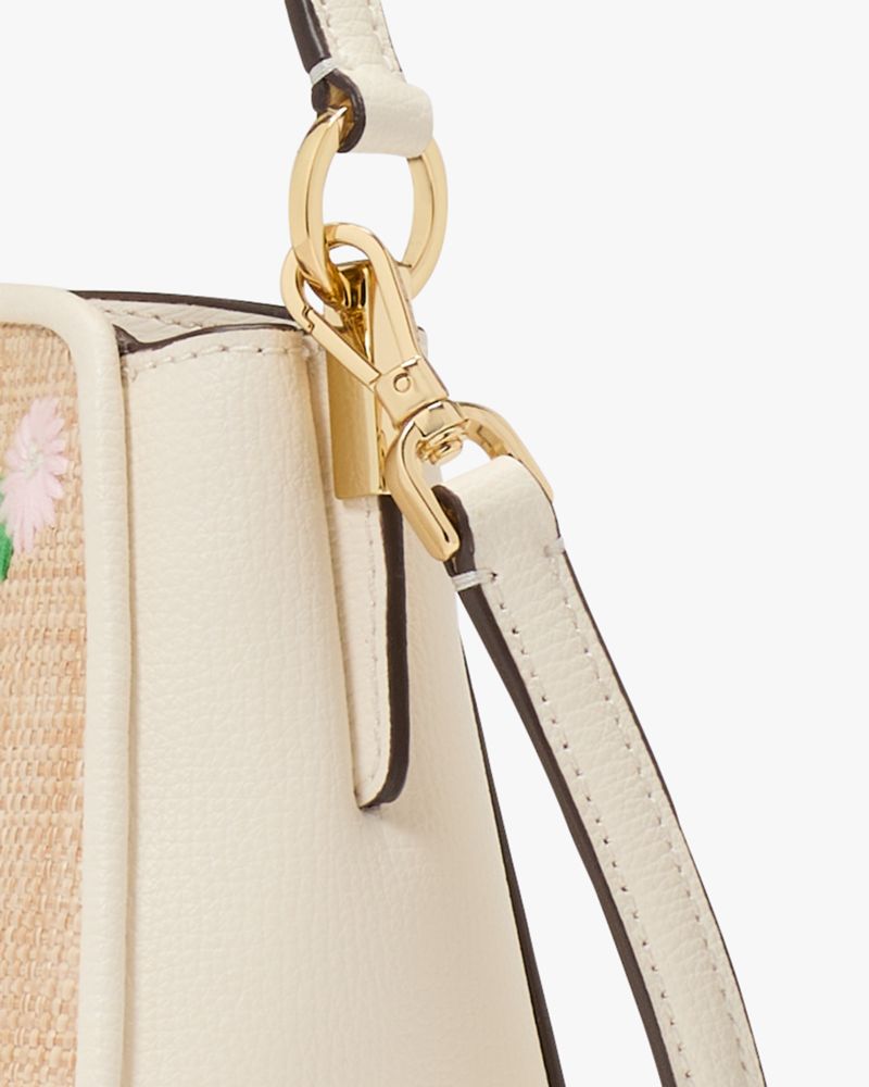 Phoebe Straw Mini Top Handle Crossbody