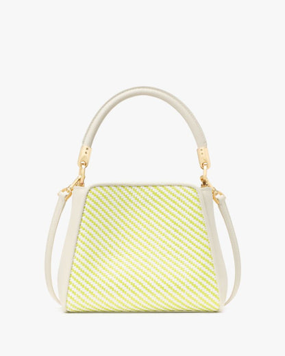 Phoebe Straw Small Top Handle Bag