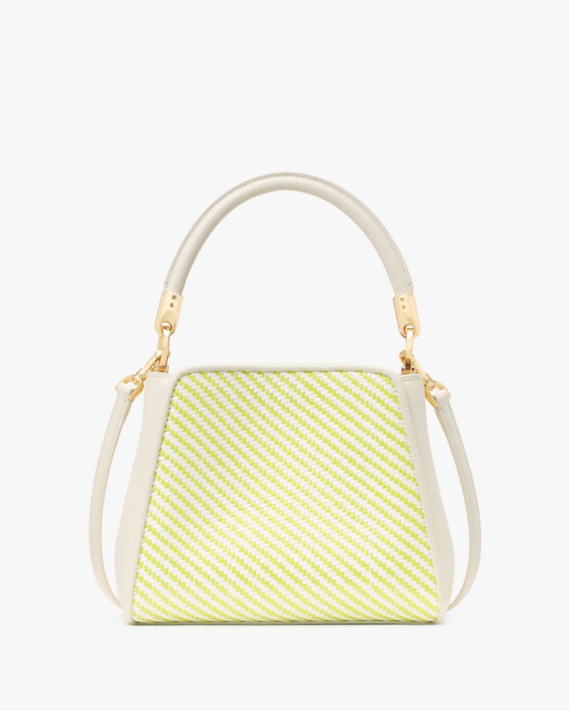 Phoebe Straw Small Top Handle Bag