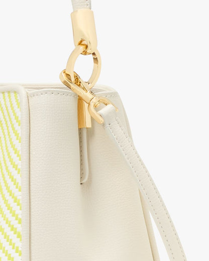 Phoebe Straw Small Top Handle Bag