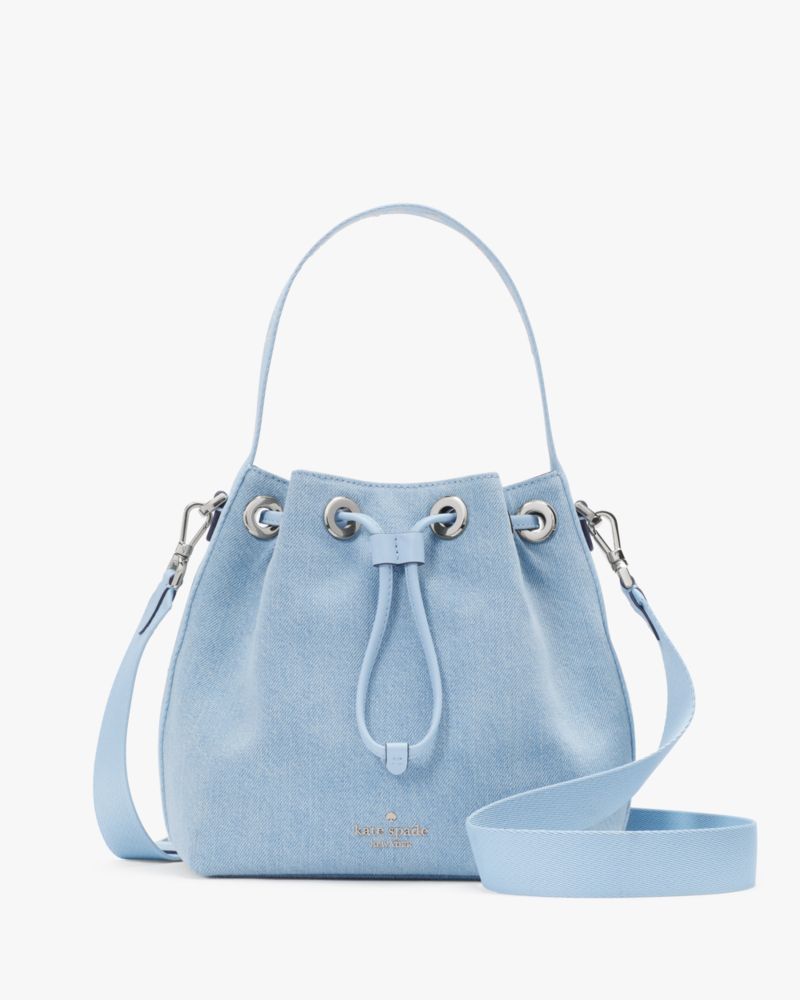 Kip Denim Bucket Bag