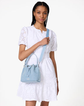Kip Denim Bucket Bag