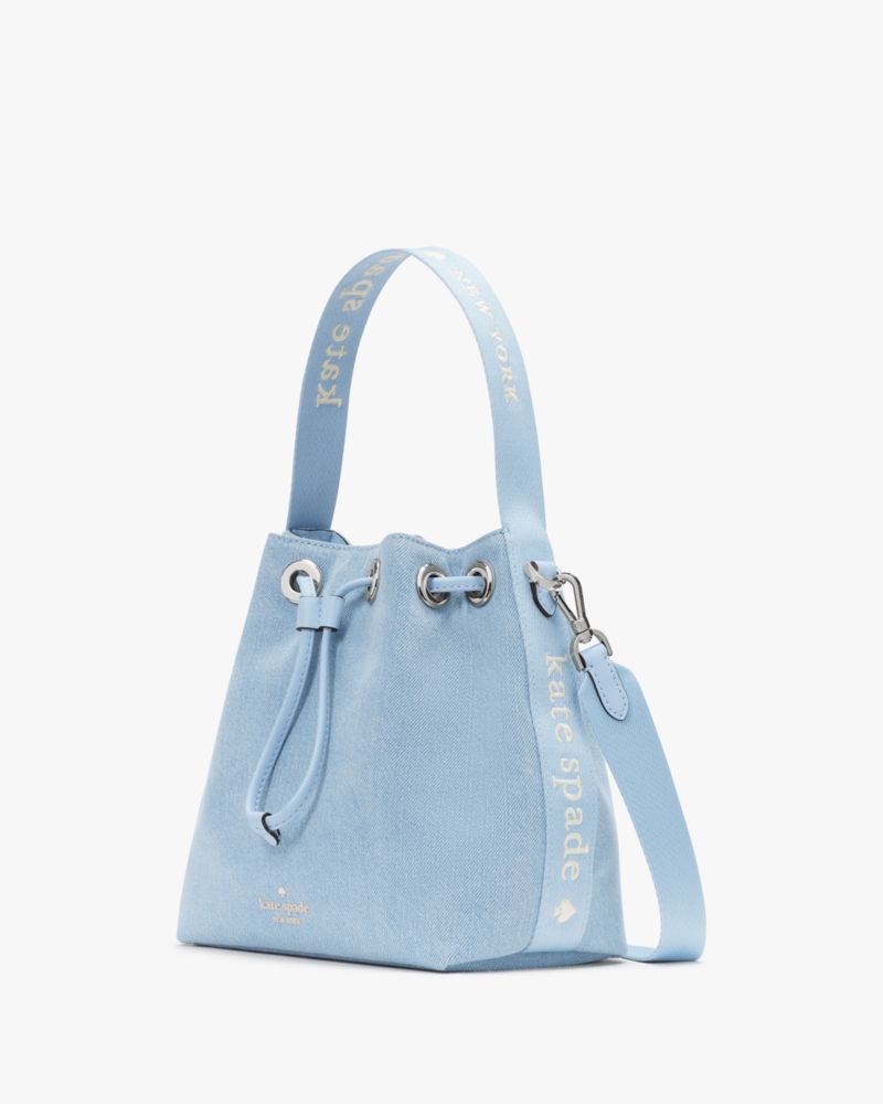 Kip Denim Bucket Bag