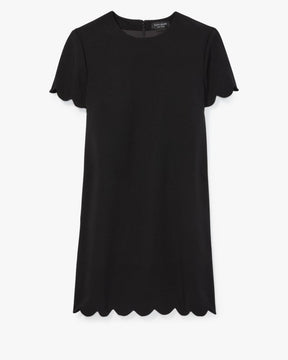 Scallop Shift Dress