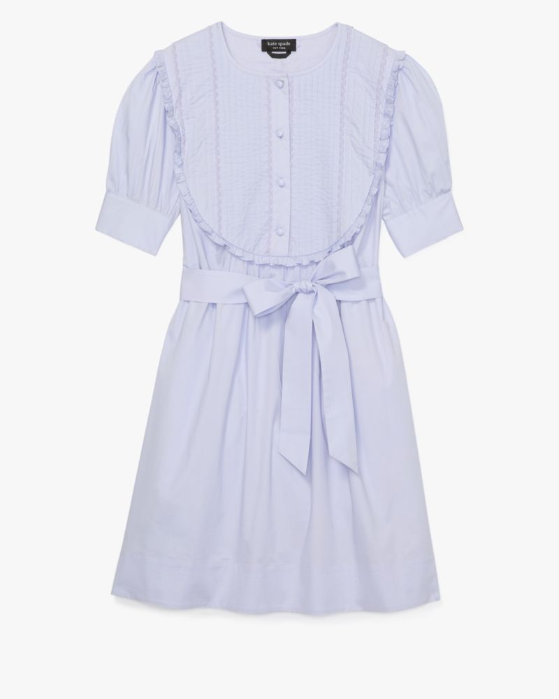 Scallop Bib Shift Dress