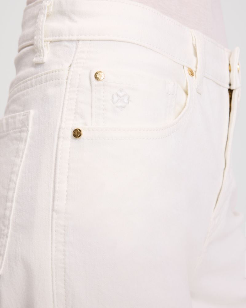 White Boyfriend Jeans