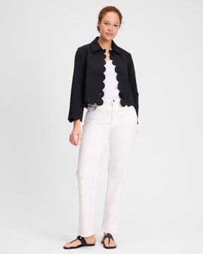 White Boyfriend Jeans