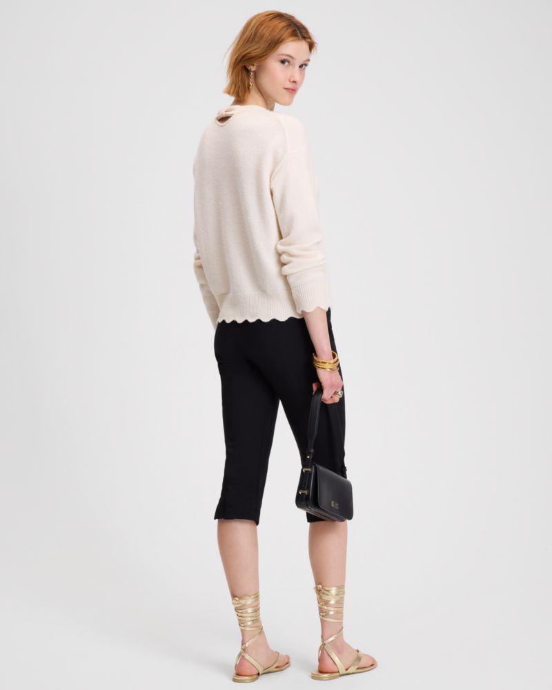 Scallop Bow Sweater