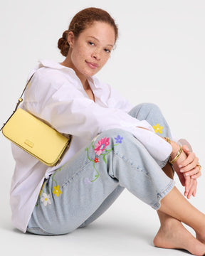 Floral Embroidered Jeans