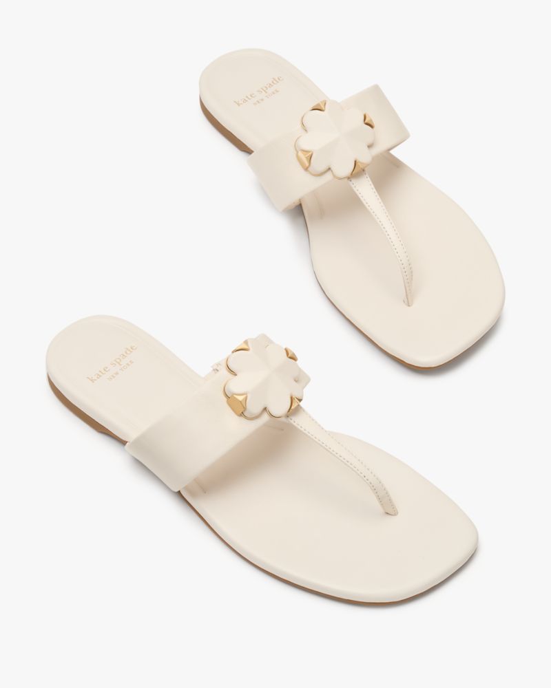 Spade Flower Thong Sandals
