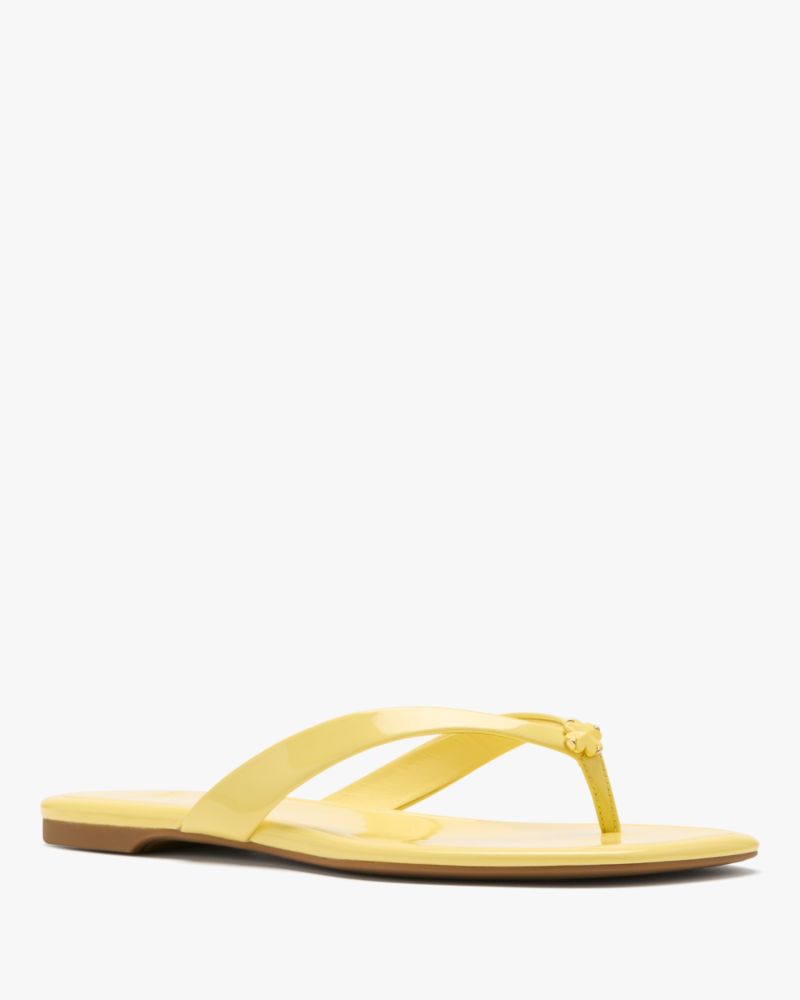 Spade Flower Flip Flop Sandals