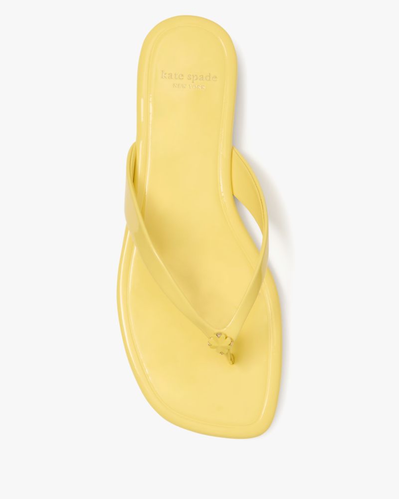 Spade Flower Flip Flop Sandals