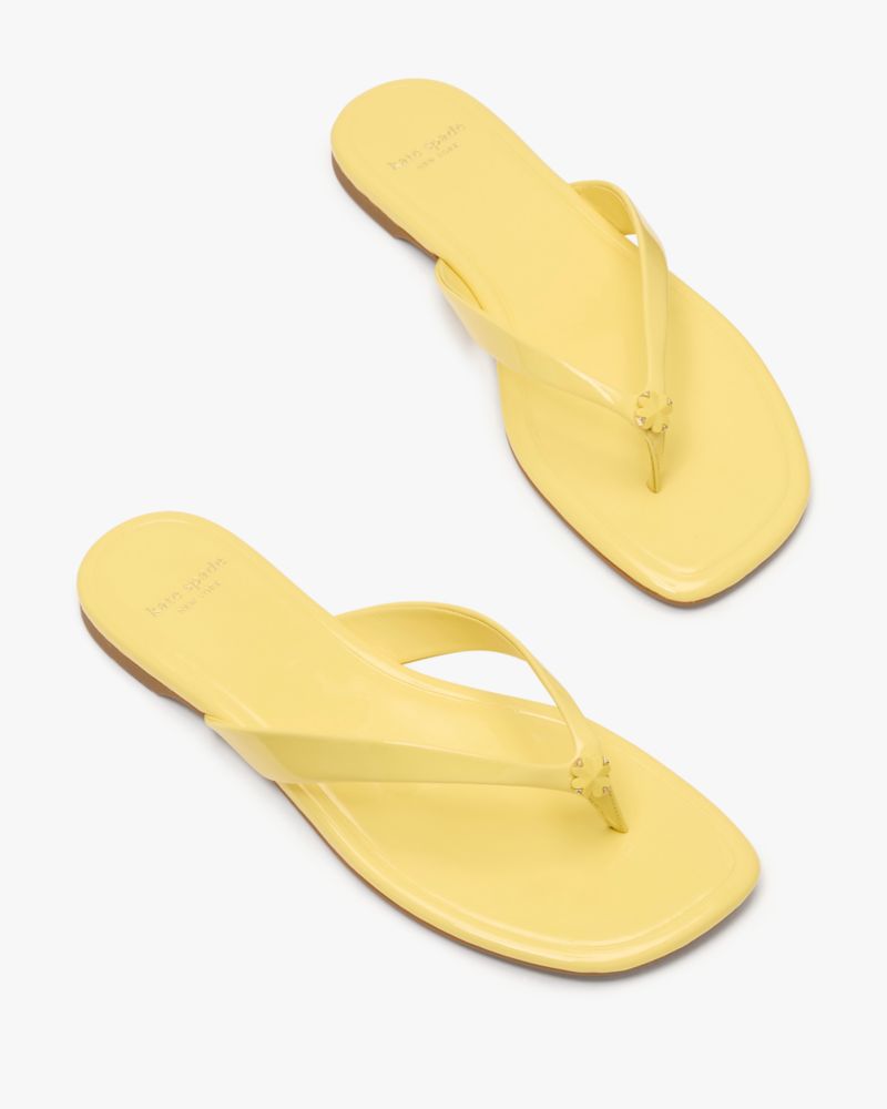 Spade Flower Flip Flop Sandals
