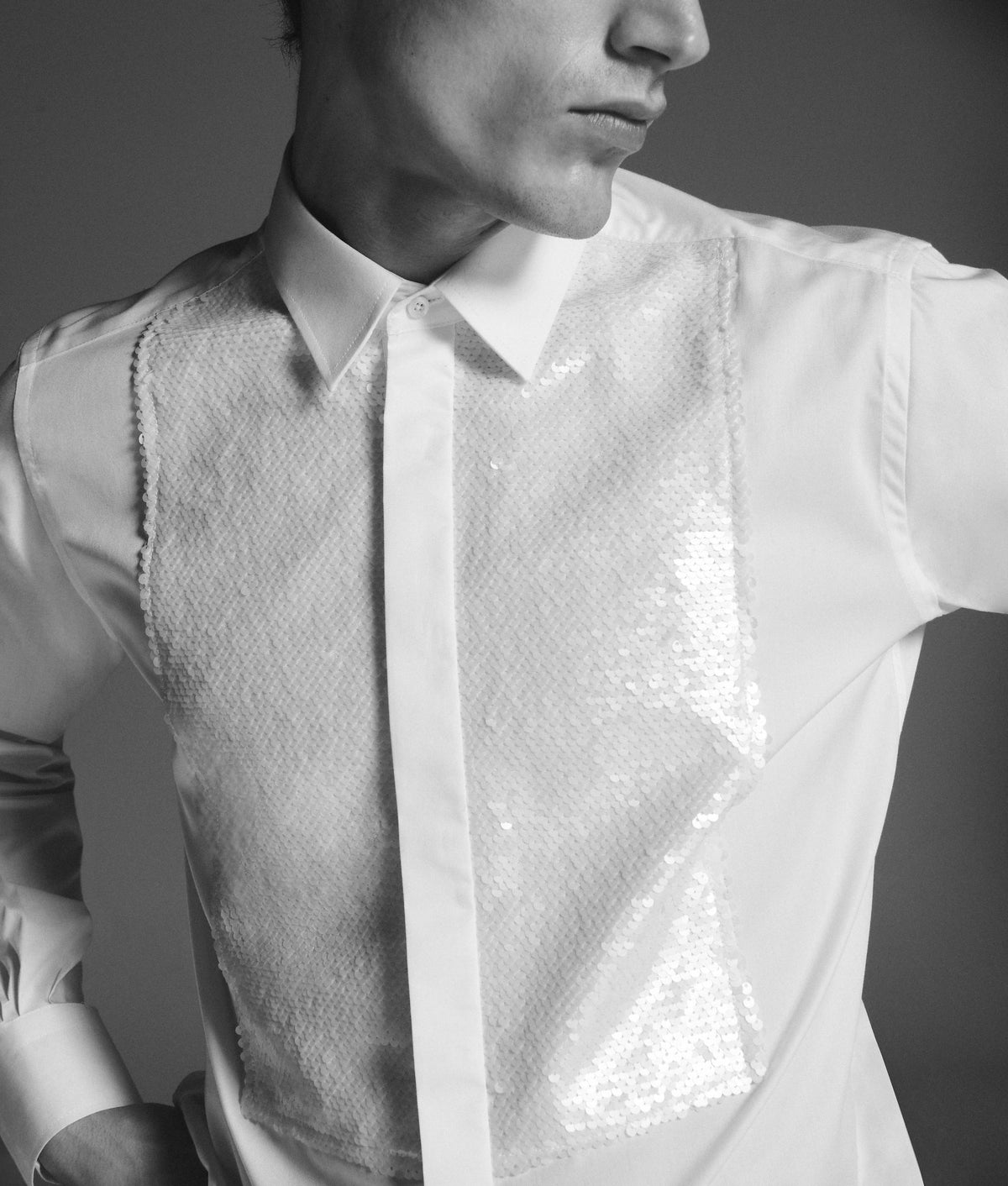 KL STUDIO SEQUINNED SHIRT