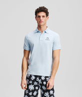 FLOWER PRINT POLO SHIRT