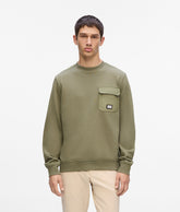 CHEST POCKET SWEATSHIRT