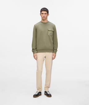 CHEST POCKET SWEATSHIRT