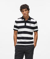 Striped polo shirt