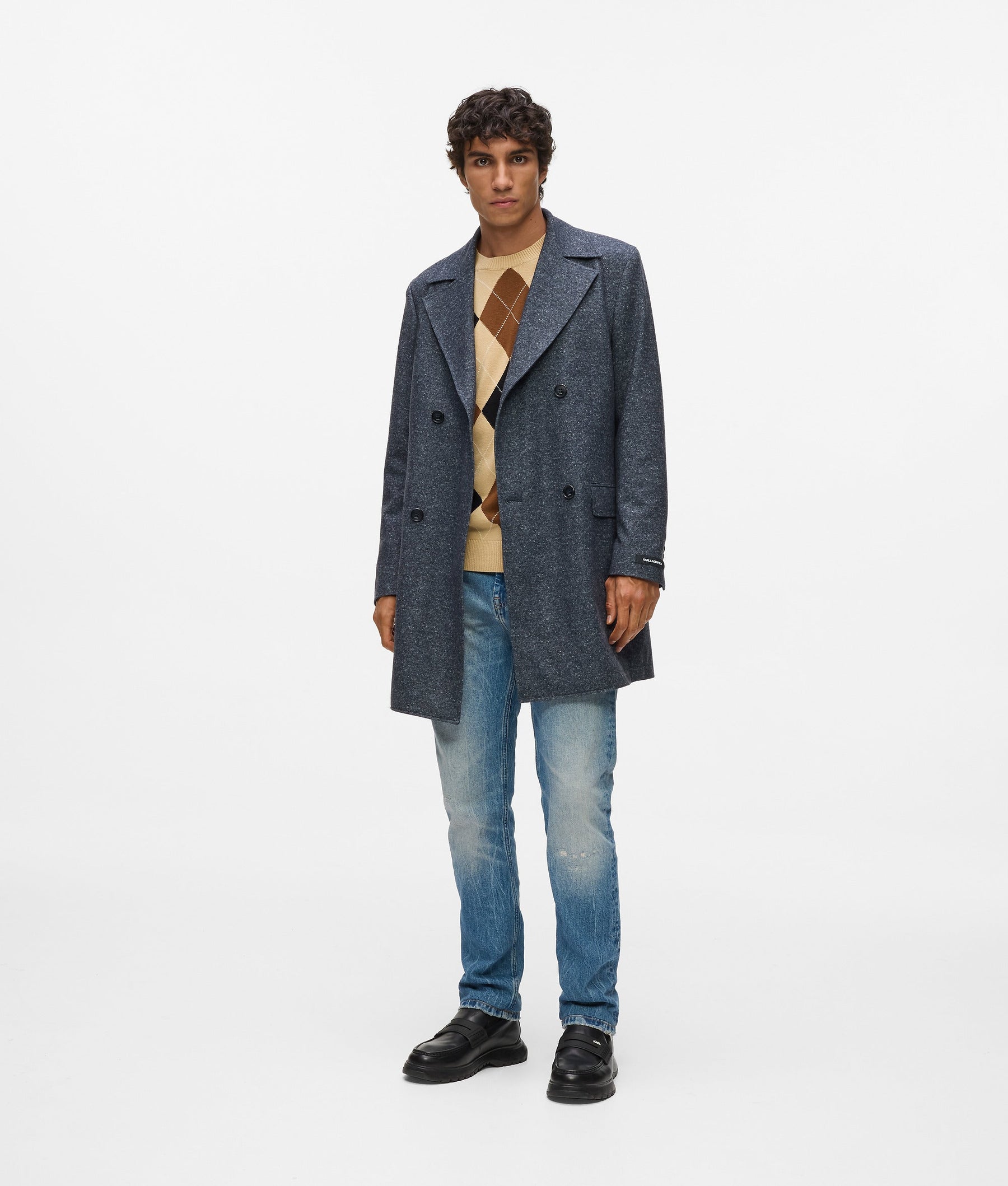 Double-breasted coat