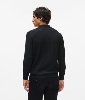 Long-sleeved polo shirt