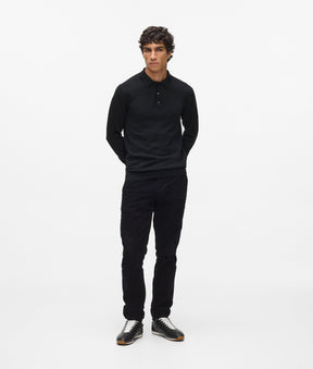 Long-sleeved polo shirt